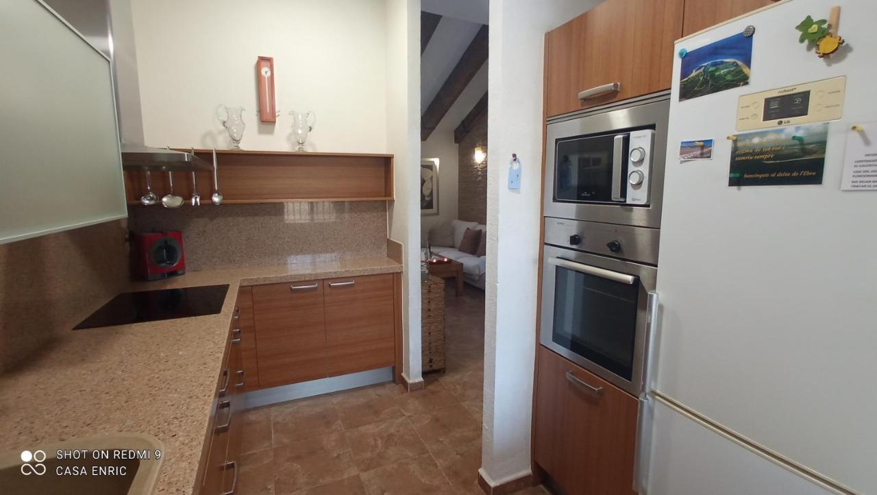 Casa Enric , Con Zona Infantil, Piscina Y Parking Privado Pensionat Deltebre Exteriör bild