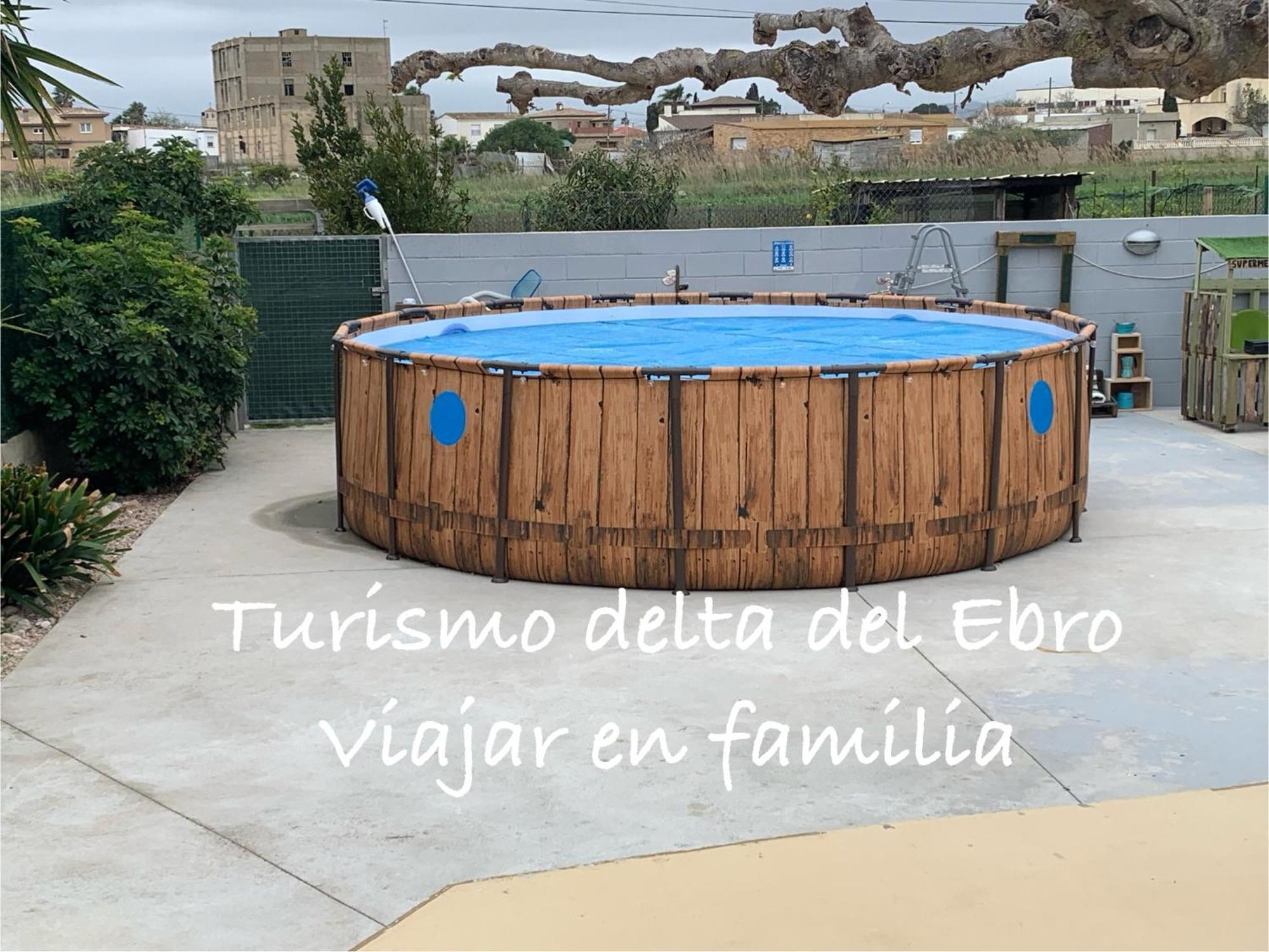 Casa Enric , Con Zona Infantil, Piscina Y Parking Privado Pensionat Deltebre Exteriör bild